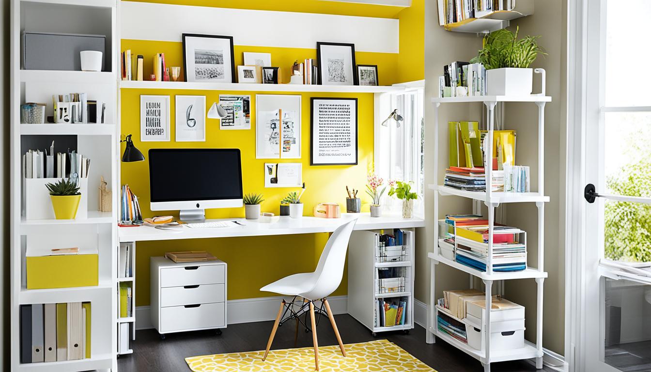 inspirerende ideer til at indrette et hjemmekontor i et lille rum